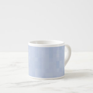 Taza De Espresso Patrón azul claro -