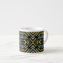 Taza De Espresso Patrón de banda de rodadura de neumático dorado az