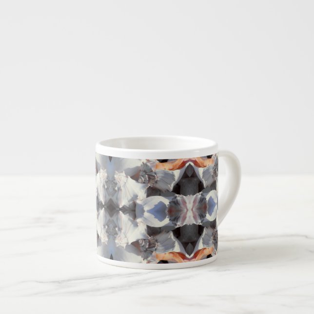 Taza De Espresso Patrón de Conchas Marinas (Derecha)
