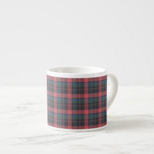 Taza De Espresso Patrón de Cuadro Clásico