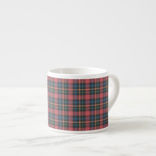 Taza De Espresso Patrón de Cuadro Clásico