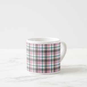 Taza De Espresso Patrón de Cuadro Clásico