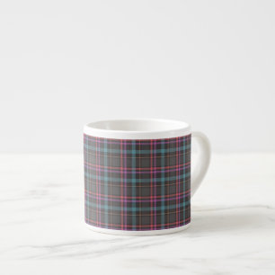Taza De Espresso Patrón de cuadros clásico