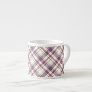 Taza De Espresso Patrón de cuadros clásico