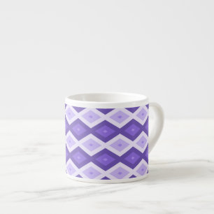 Taza De Espresso Patrón de diamante violento