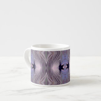 Taza De Espresso Patrón de diamantes de plumas