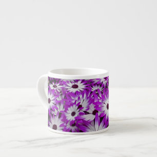 Taza De Espresso Patrón de flores, Jardines Kuekenhof, Lisse,