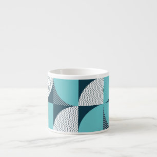 Taza De Espresso Patrón de forma geométrica creativa