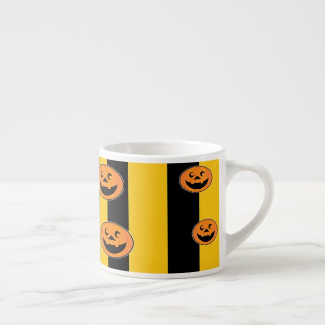 Taza De Espresso patrón de halloween (Derecha)