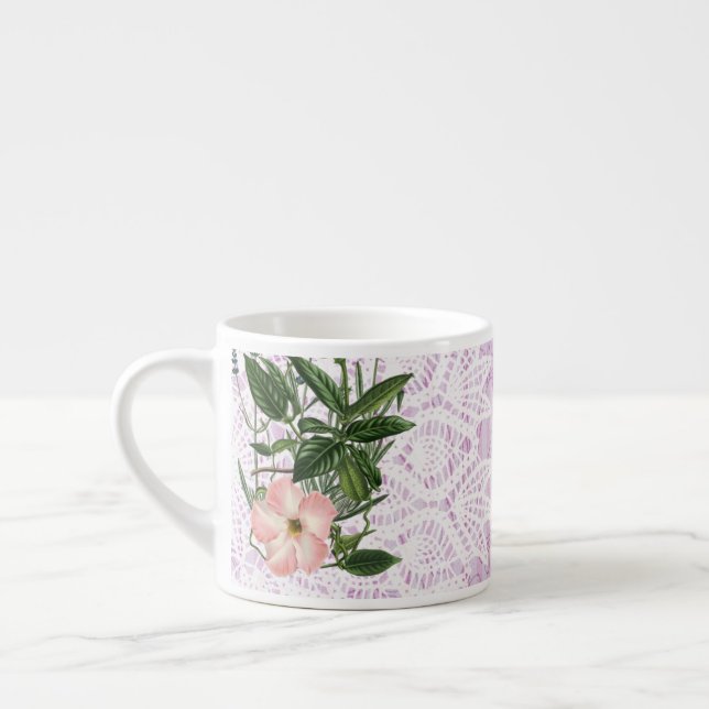 Taza De Espresso Patrón de papel digital 4 (Izquierda)