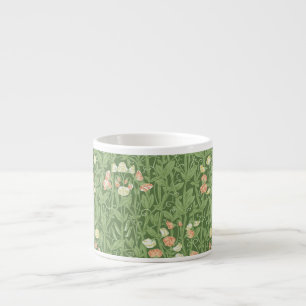 Taza De Espresso Patrón de Sweet Pea de William Morris Botánico Vin