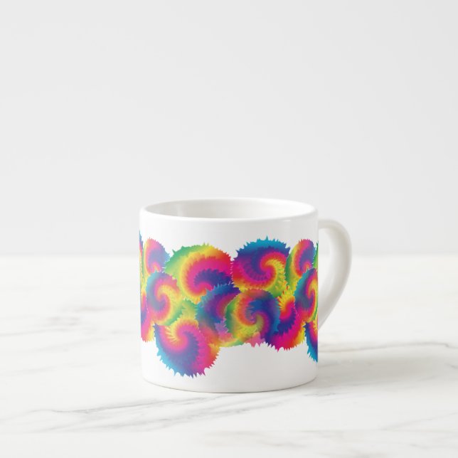 Taza De Espresso Patrón de tinte de lazo arco iris de Guay (Derecha)