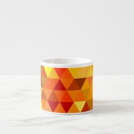 Taza De Espresso Patrón de triángulo de bonito I + tus ideas