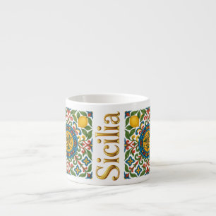 Taza De Espresso Patrón siciliano de Sicilia