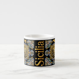 Taza De Espresso Patrón siciliano de Sicilia