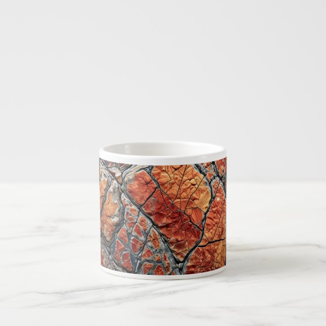 Taza de Espresso (Patrones de Piedra-5) (Frente)