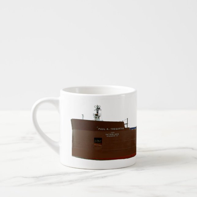Taza De Espresso Paul R. Tregurtha corte espresso mug (Izquierda)