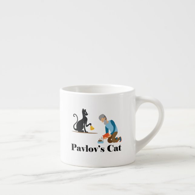 Taza De Espresso Pavlov y su curiosa psicología (Derecha)