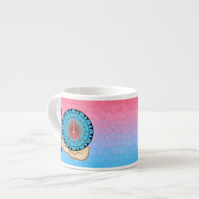 Taza De Espresso Paz ~ Sol (Izquierda)