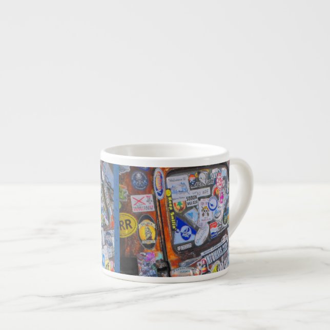 Taza De Espresso Pegatinas (Derecha)