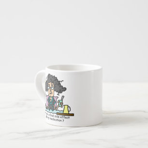 Taza De Espresso Pelo oscuro del efecto secundario de la medicación