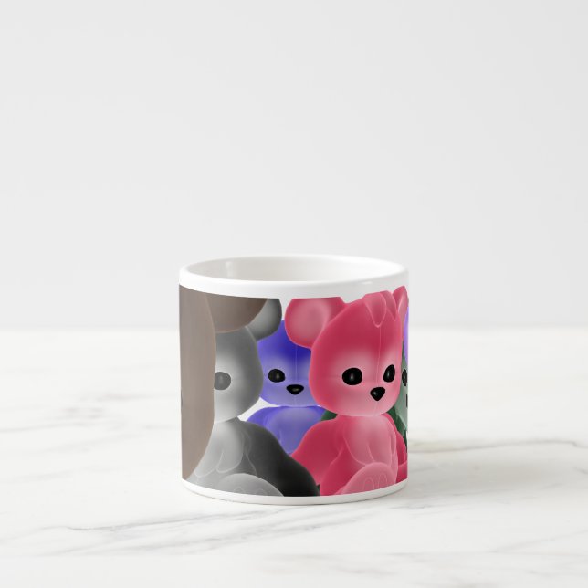 Taza De Espresso Peluche Bearz (Frente)