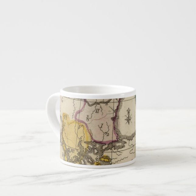 Taza De Espresso Península balcánica 3 (Izquierda)