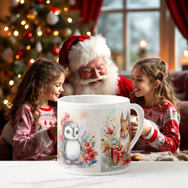 Taza De Espresso Pequeña copa de té para niños 3 animales de bebé c