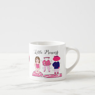 Taza De Espresso "Pequeña Princesa Mug por ella"