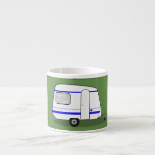 Taza De Espresso Pequeño remolque caravana gitana Thunder_Cove cual