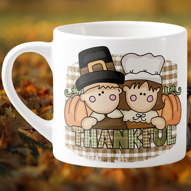 Taza De Espresso Peregrinos agradecidos (Subido por el creador)