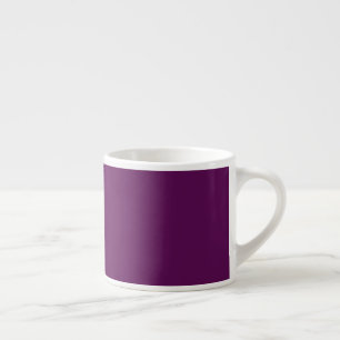 Taza De Espresso Perfección del ciruelo - Pluma sólida elegante -