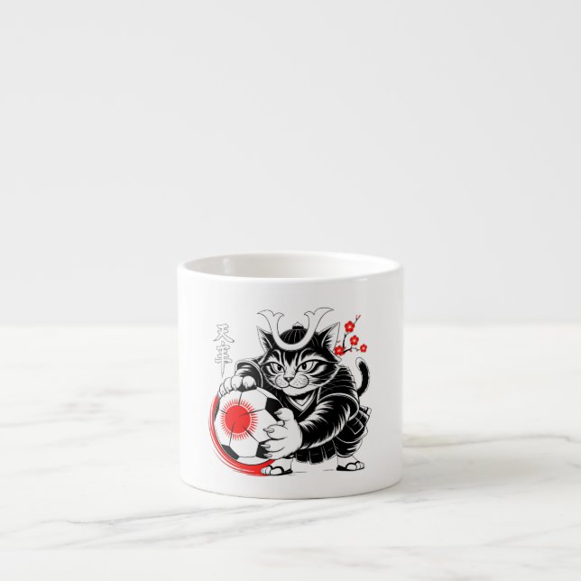 Taza De Espresso Perfect for Anime Fans & Soccer Lovers (Frente)