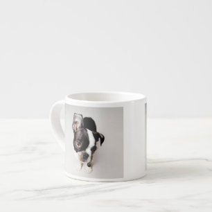 Taza De Espresso Perrito de Edison Boston Terrier