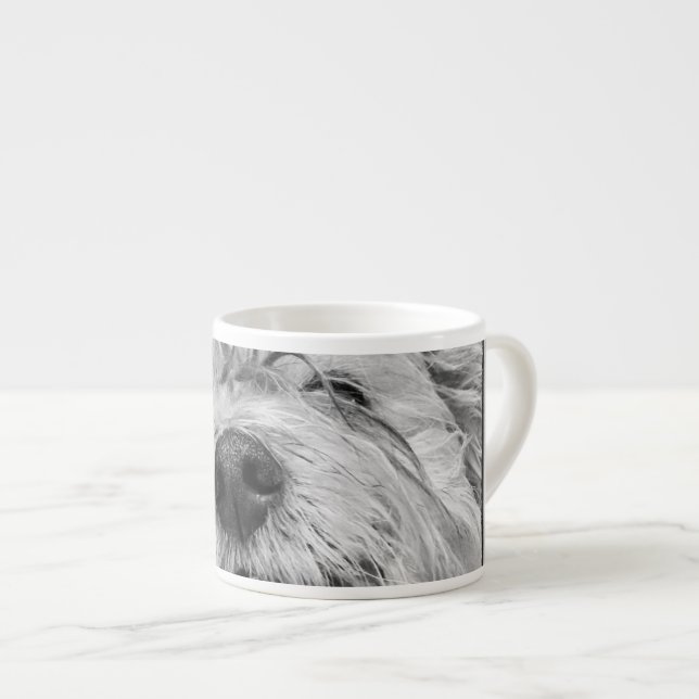 Taza De Espresso Perro Coton de Tulear (Derecha)