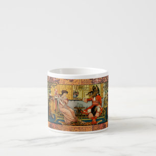 Taza De Espresso Personajes Clásicos de Cuentos de Hadas Belleza Be
