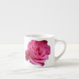 Taza De Espresso Personalizable Miriam nombre monograma rosa rosa r