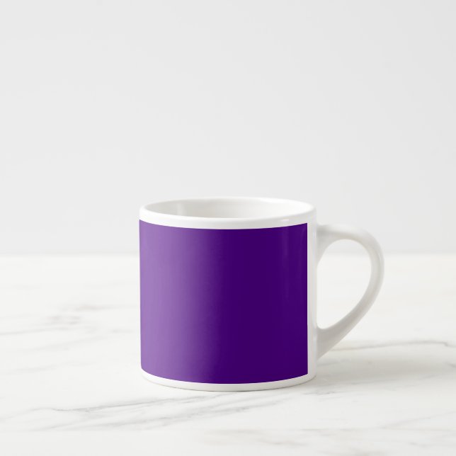 Taza De Espresso Personalizable Purple Specialty Mug (Derecha)