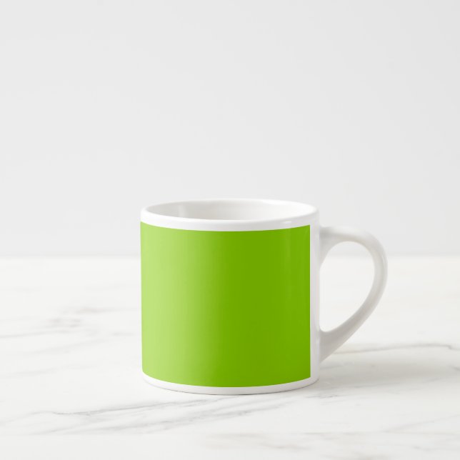Taza De Espresso Personalizable verde travieso (Derecha)