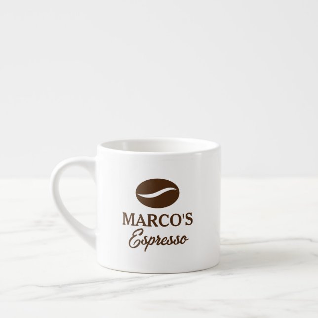 taza de espresso personalizada con logotipo de fri (Izquierda)