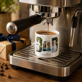 Taza de espresso personalizada «DAD mi héroe»