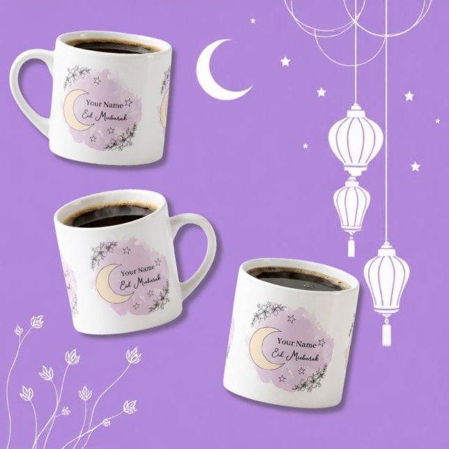 Taza de Espresso personalizada de Lavanda Eid Muba (Subido por el creador)