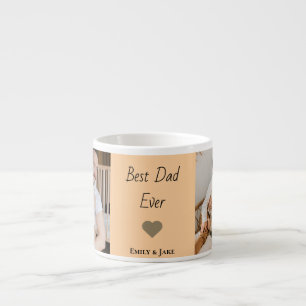 Taza de Espresso Personalizada Mejor Papá del Mund