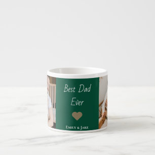 Taza de Espresso Personalizada Mejor Papá del Mund