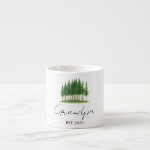 Taza De Espresso Personalizado "Abuelo Este. [Año]" -