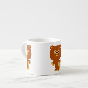 Taza De Espresso Personalizado asserativo lindo oso Espresso Mug