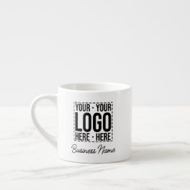 Taza De Espresso Personalizado Business Logo Empresa Corporativa Gu