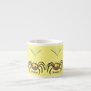 Taza De Espresso Personalizado de araña suave y adorable