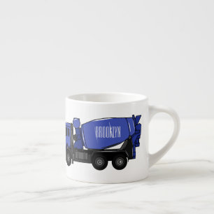 Taza De Espresso Personalizado de camión de transporte de mezcla de
