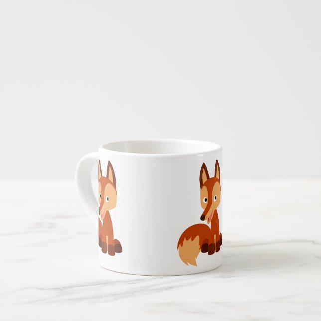 Taza De Espresso Personalizado de cirujanos, Fox Espresso Mug (Izquierda)